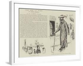 The Jew at Home-Joseph Pennell-Framed Giclee Print