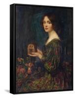 The Jewelled Casket-Thomas Edwin Mostyn-Framed Stretched Canvas