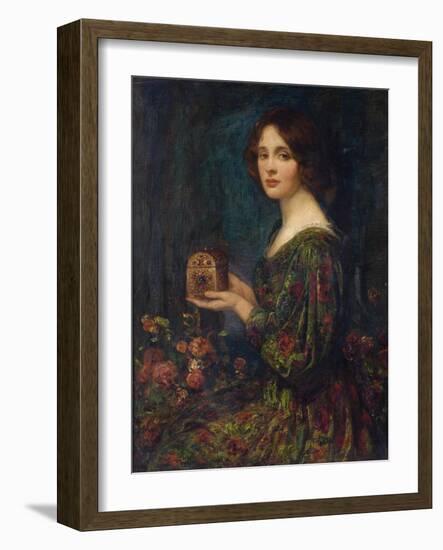 The Jewelled Casket-Thomas Edwin Mostyn-Framed Giclee Print
