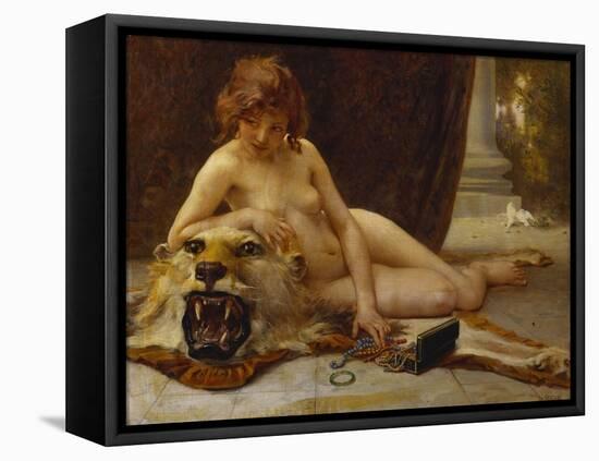 The Jewellery Box; Le Coffret-Guillaume Seignac-Framed Stretched Canvas