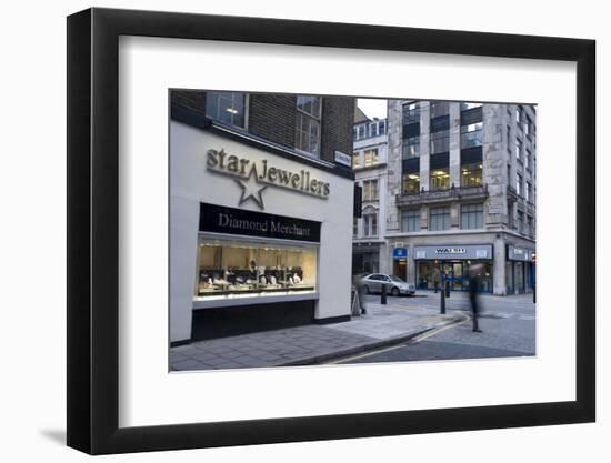 The Jewelry District of Hatton Garden, London, England, United Kingdom-Charles Bowman-Framed Photographic Print