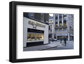 The Jewelry District of Hatton Garden, London, England, United Kingdom-Charles Bowman-Framed Photographic Print