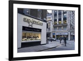 The Jewelry District of Hatton Garden, London, England, United Kingdom-Charles Bowman-Framed Photographic Print