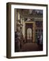 The Jewelry Room of the Louvre and Charles X's Adjoining Rooms by Joseph Auguste-null-Framed Giclee Print