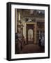 The Jewelry Room of the Louvre and Charles X's Adjoining Rooms by Joseph Auguste-null-Framed Giclee Print