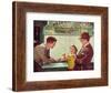The Jewelry Shop (or Girl Trying on Jewelry)-Norman Rockwell-Framed Giclee Print
