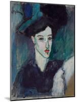 The Jewess; La Juive, c.1907-1908-Amedeo Modigliani-Mounted Giclee Print