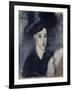 The Jewess-Amedeo Modigliani-Framed Giclee Print