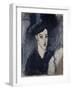 The Jewess-Amedeo Modigliani-Framed Giclee Print