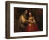 The Jewish Bride, 1666-1669-Rembrandt van Rijn-Framed Giclee Print