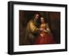 The Jewish Bride, 1666-1669-Rembrandt van Rijn-Framed Giclee Print