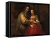 The Jewish Bride, 1666-1669-Rembrandt van Rijn-Framed Stretched Canvas