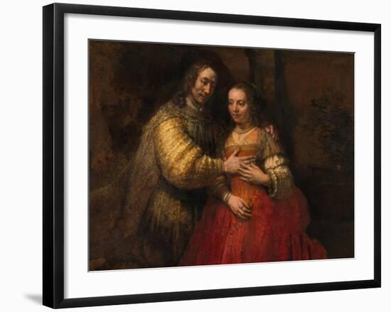 The Jewish Bride, 1666-1669-Rembrandt van Rijn-Framed Giclee Print