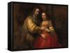 The Jewish Bride, 1666-1669-Rembrandt van Rijn-Framed Stretched Canvas