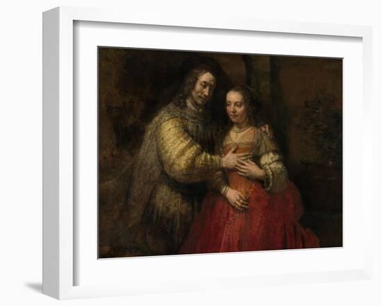 The Jewish Bride, C.1667-Rembrandt van Rijn-Framed Giclee Print