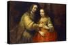 The Jewish Bride-Rembrandt van Rijn-Stretched Canvas