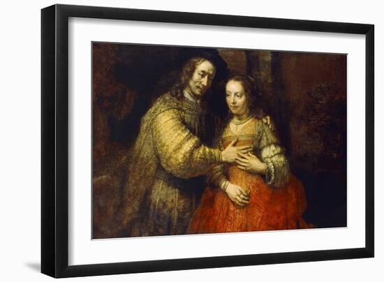 The Jewish Bride-Rembrandt van Rijn-Framed Giclee Print