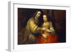 The Jewish Bride-Rembrandt van Rijn-Framed Giclee Print