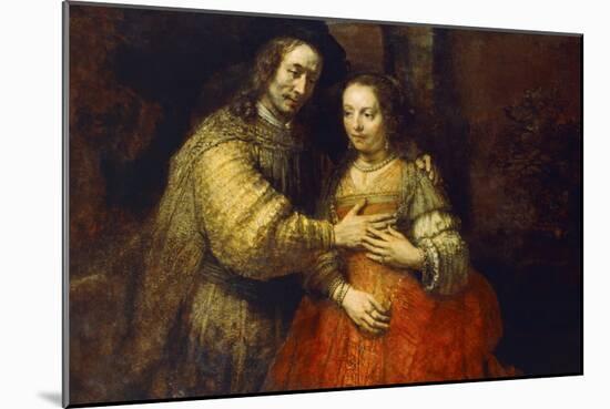 The Jewish Bride-Rembrandt van Rijn-Mounted Giclee Print