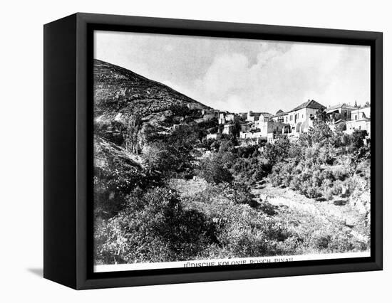 The Jewish Colony of Rosch Pinah, c.1900-null-Framed Stretched Canvas