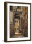 The Jewish Ghetto in Rovigo, by Giovanni Biasin-null-Framed Giclee Print