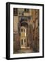 The Jewish Ghetto in Rovigo, by Giovanni Biasin-null-Framed Giclee Print