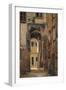 The Jewish Ghetto in Rovigo, by Giovanni Biasin-null-Framed Giclee Print