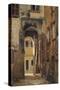 The Jewish Ghetto in Rovigo, by Giovanni Biasin-null-Stretched Canvas