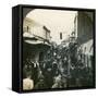 The Jewish Quarter, Smyrna, Greece, 1900s-ME Wright-Framed Stretched Canvas