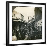 The Jewish Quarter, Smyrna, Greece, 1900s-ME Wright-Framed Photographic Print