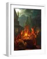 The Jews Market, 1852-Petrus van Schendel-Framed Giclee Print