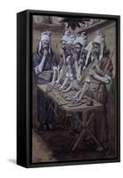 The Jews' Passover-James Tissot-Framed Stretched Canvas