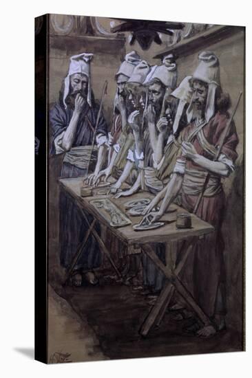 The Jews' Passover-James Tissot-Stretched Canvas