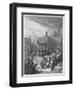 The Jews Rebuild the Temple of Jerusalem-Gustave Dor?-Framed Art Print