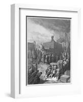 The Jews Rebuild the Temple of Jerusalem-Gustave Dor?-Framed Art Print