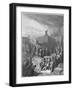 The Jews Rebuild the Temple of Jerusalem-Gustave Dor?-Framed Art Print