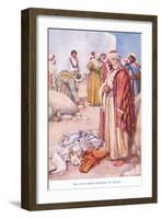 The Jews Stone Stephen to Death-Arthur A. Dixon-Framed Giclee Print