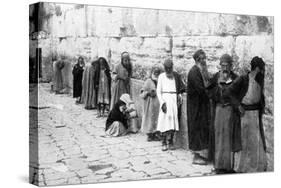 The Jews Wailing Place, Jerusalem, C1926-null-Stretched Canvas