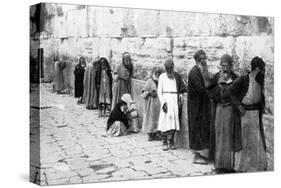 The Jews Wailing Place, Jerusalem, C1926-null-Stretched Canvas