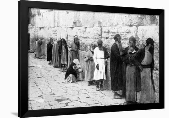 The Jews Wailing Place, Jerusalem, C1926-null-Framed Giclee Print