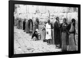 The Jews Wailing Place, Jerusalem, C1926-null-Framed Giclee Print