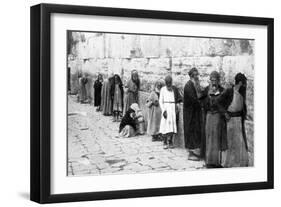 The Jews Wailing Place, Jerusalem, C1926-null-Framed Giclee Print