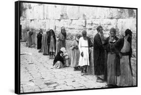 The Jews Wailing Place, Jerusalem, C1926-null-Framed Stretched Canvas