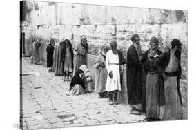 The Jews Wailing Place, Jerusalem, C1926-null-Stretched Canvas
