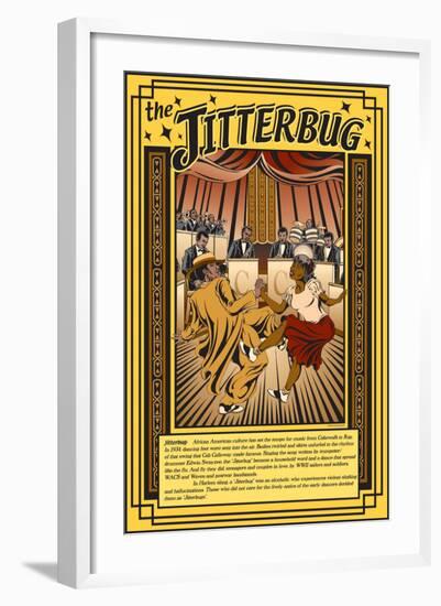 The Jitterbug-Wilbur Pierce-Framed Art Print