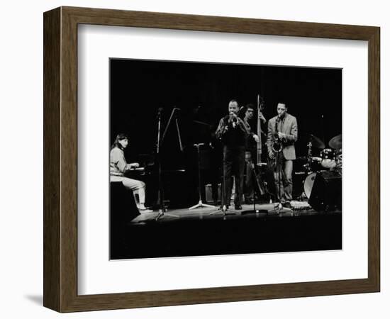 The Jj Johnson Quintet Performing at the Hertfordshire Jazz Festival, St Albans Arena, 4 May 1993-Denis Williams-Framed Photographic Print