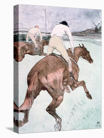 The Jockey, 1899-Henri de Toulouse-Lautrec-Stretched Canvas