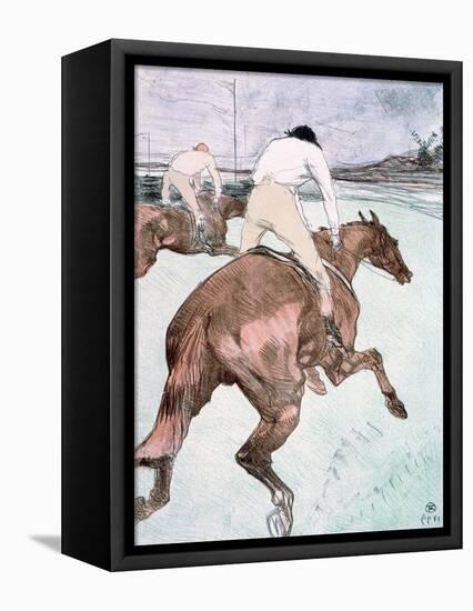 The Jockey, 1899-Henri de Toulouse-Lautrec-Framed Stretched Canvas