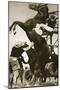 The Jockey Herbert Loses Control of His Horse at the Start of a Race in New York-null-Mounted Giclee Print