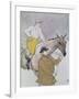 The Jockey Led to the Start-Henri de Toulouse-Lautrec-Framed Giclee Print